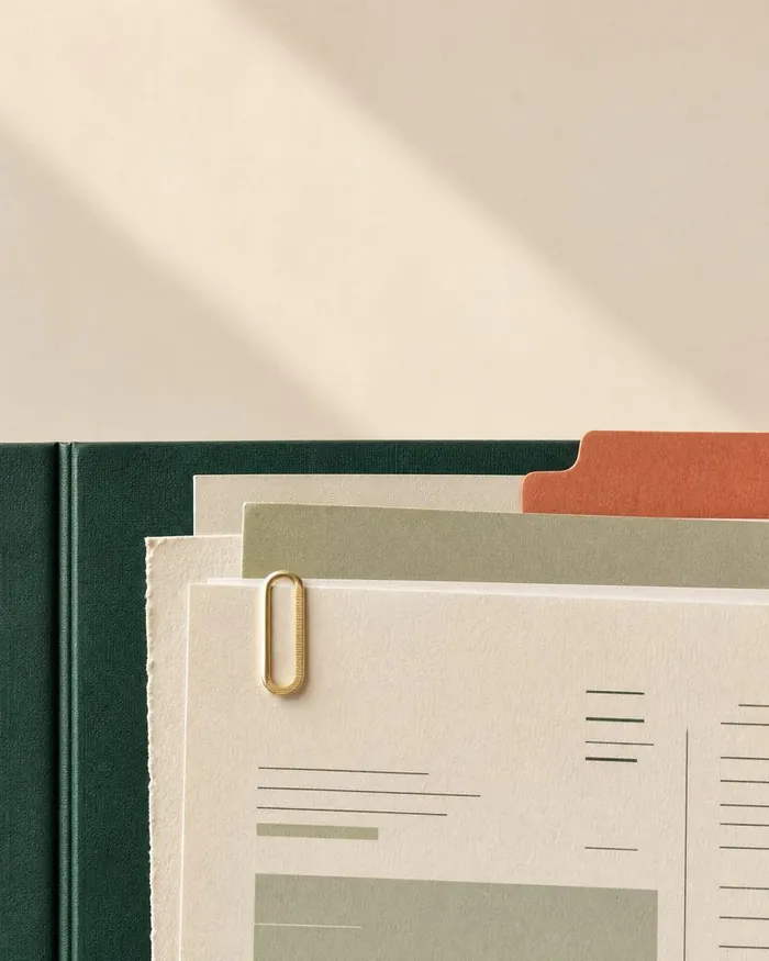 Organized source documents and bookkeeping records